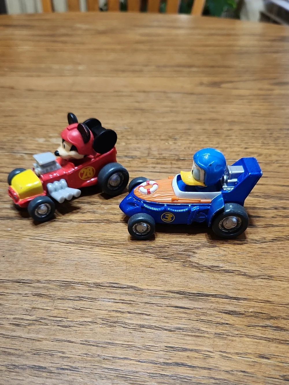 Lot 2 Mattel Disney Roadster Racers Mickey & Donald